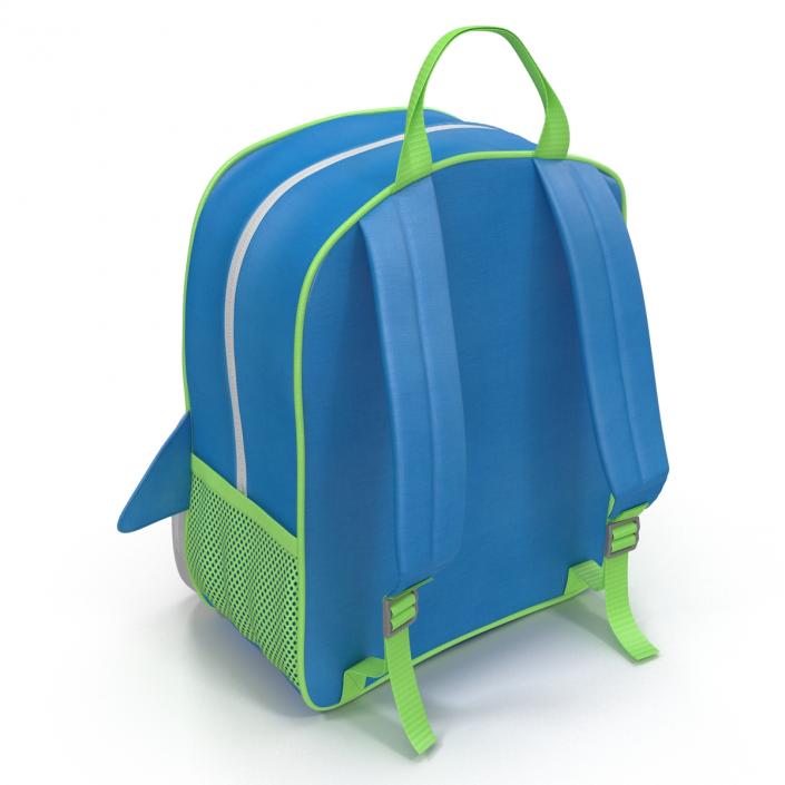 3D Kid Backpack Shark model