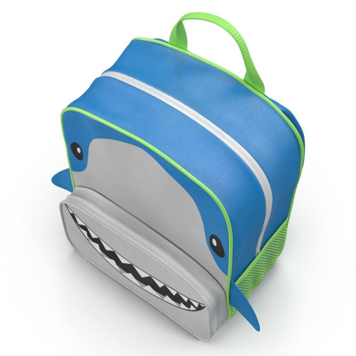 3D Kid Backpack Shark model