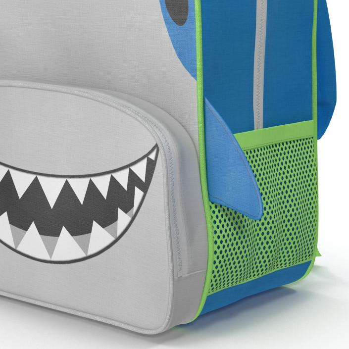 3D Kid Backpack Shark model