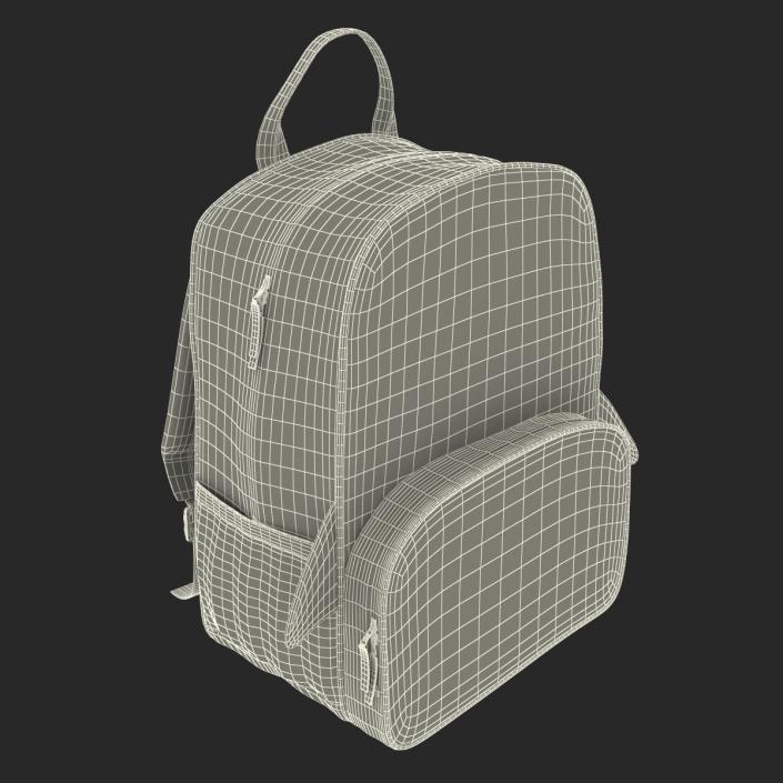 3D Kid Backpack Shark model