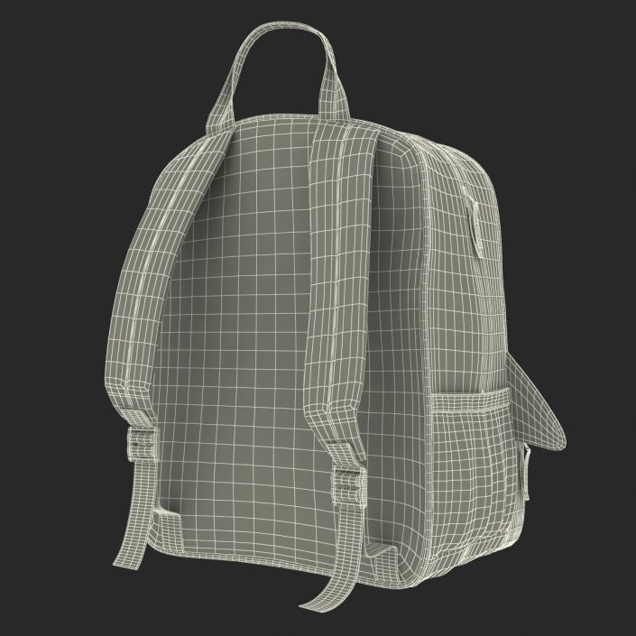 3D Kid Backpack Shark model