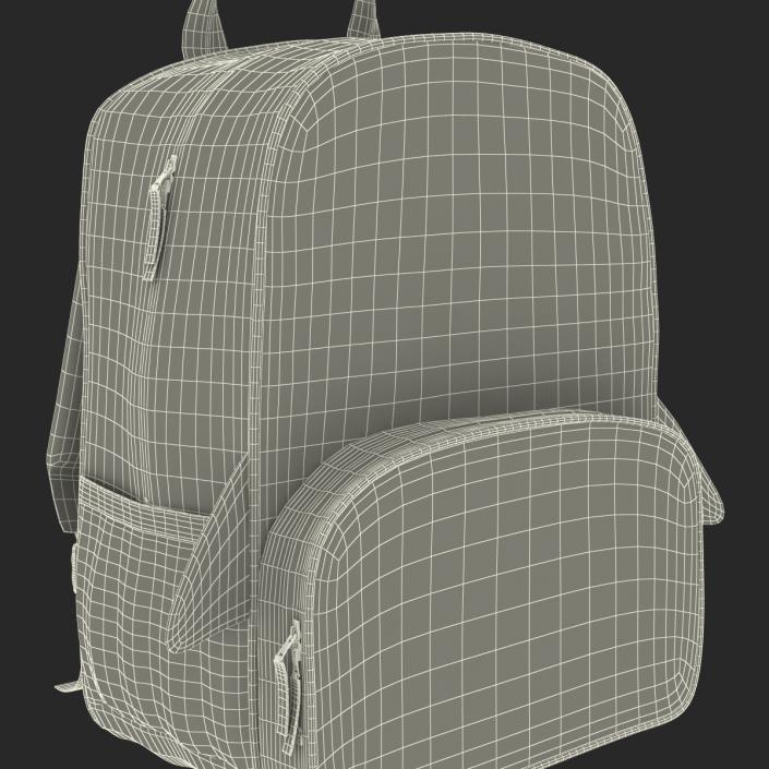 3D Kid Backpack Shark model