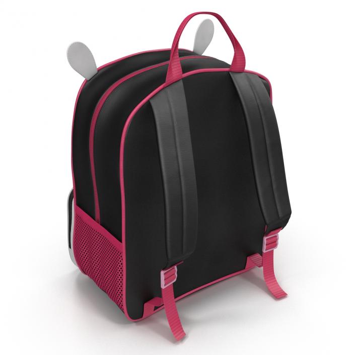 3D Kid Backpack Zebra model