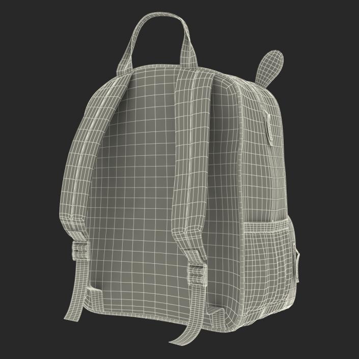 3D Kid Backpack Zebra model