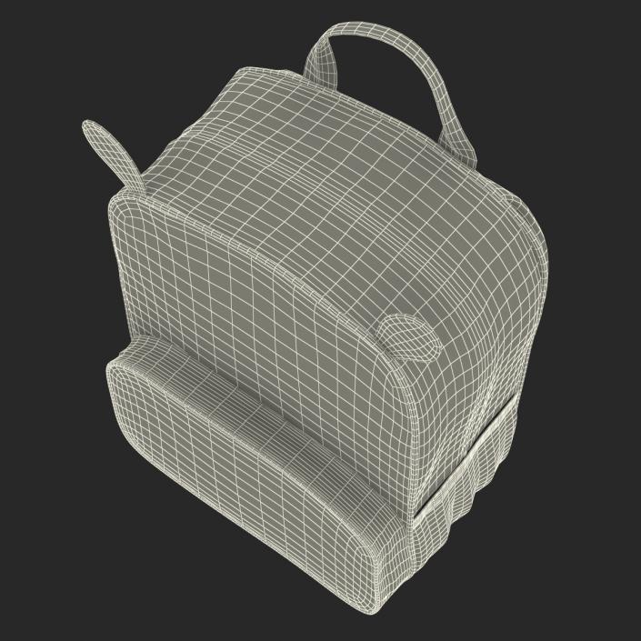 3D Kid Backpack Zebra model