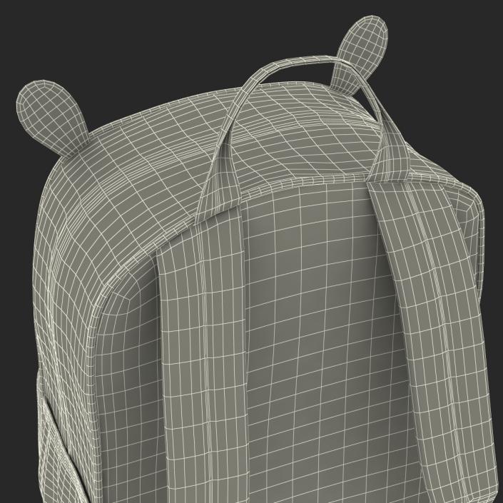 3D Kid Backpack Zebra model