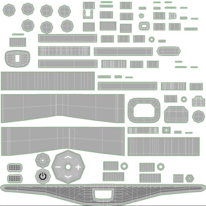 Samsung Plasma F8500 Series Smart TV 64 inch 3D model