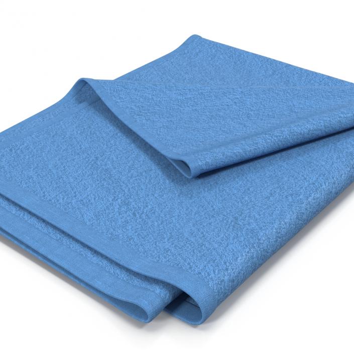 Towel 4 Blue 3D