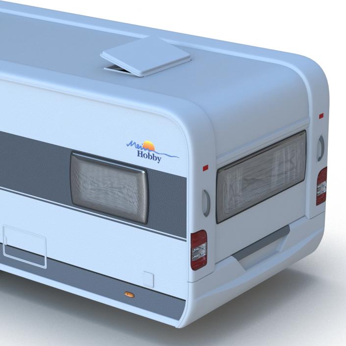 3D Toyota 4Runner and Hobby Caravan Prestige