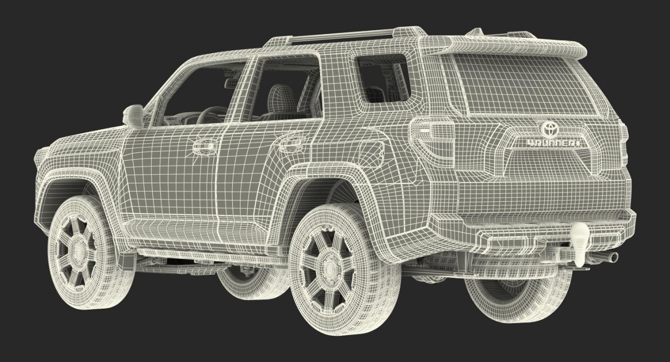 3D Toyota 4Runner and Hobby Caravan Prestige