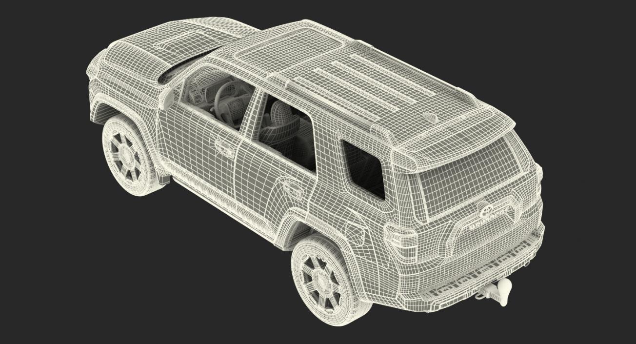 3D Toyota 4Runner and Hobby Caravan Prestige