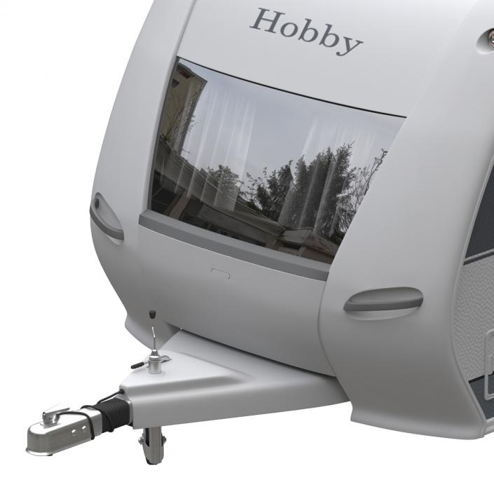 Hobby Caravan Prestige Rigged 3D model