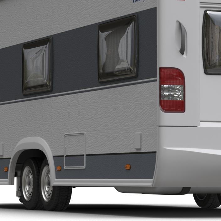 Hobby Caravan Prestige Rigged 3D model