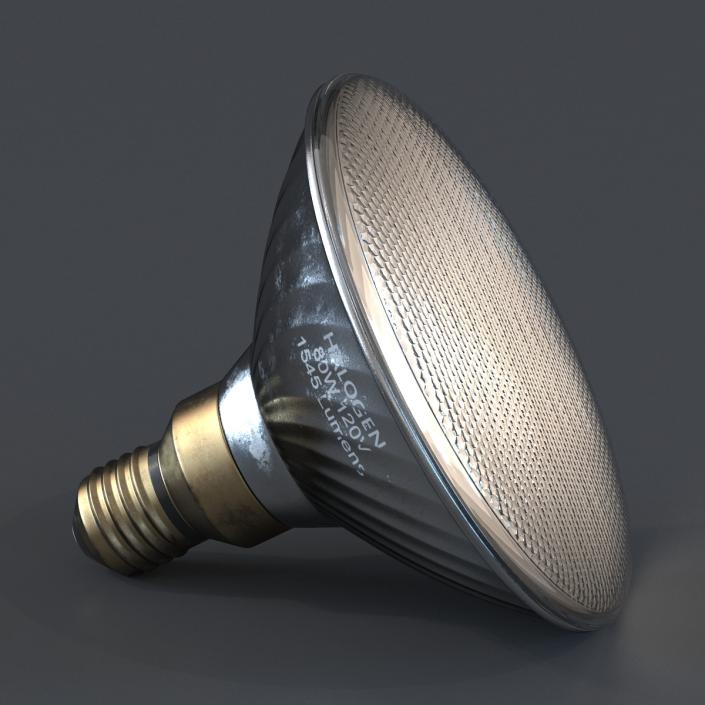 Halogen Flood Light Bulb 3D model