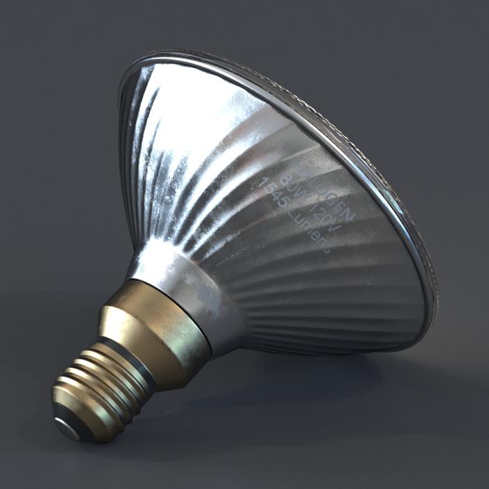 Halogen Flood Light Bulb 3D model