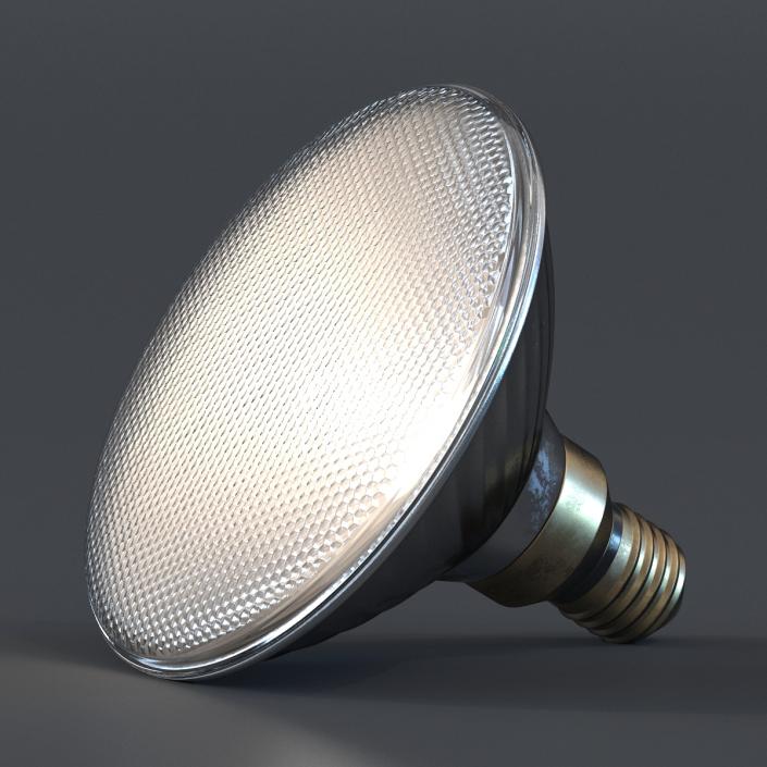 Halogen Flood Light Bulb 3D model