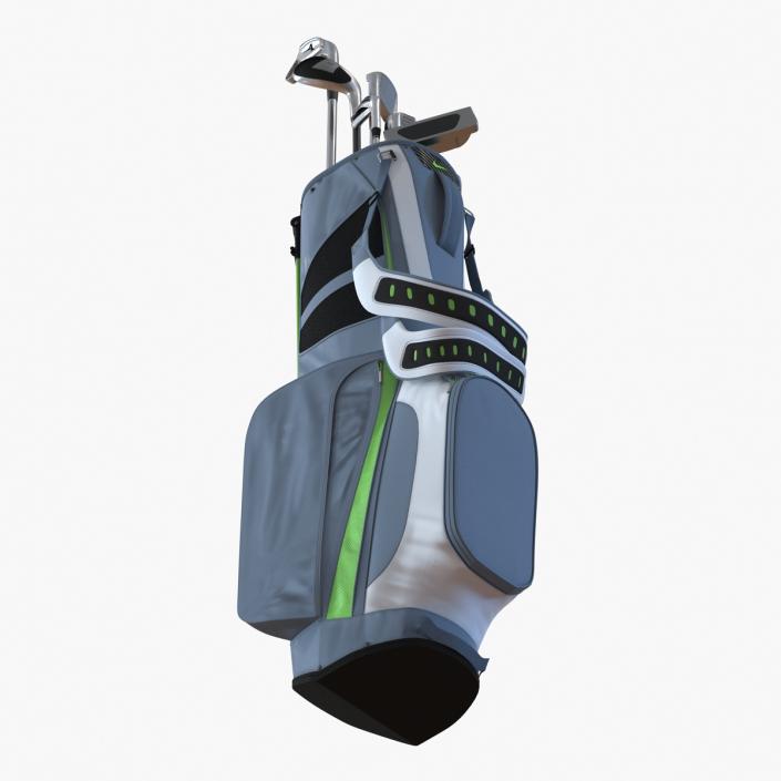 Golf Bag Nike with Clubs 3D model