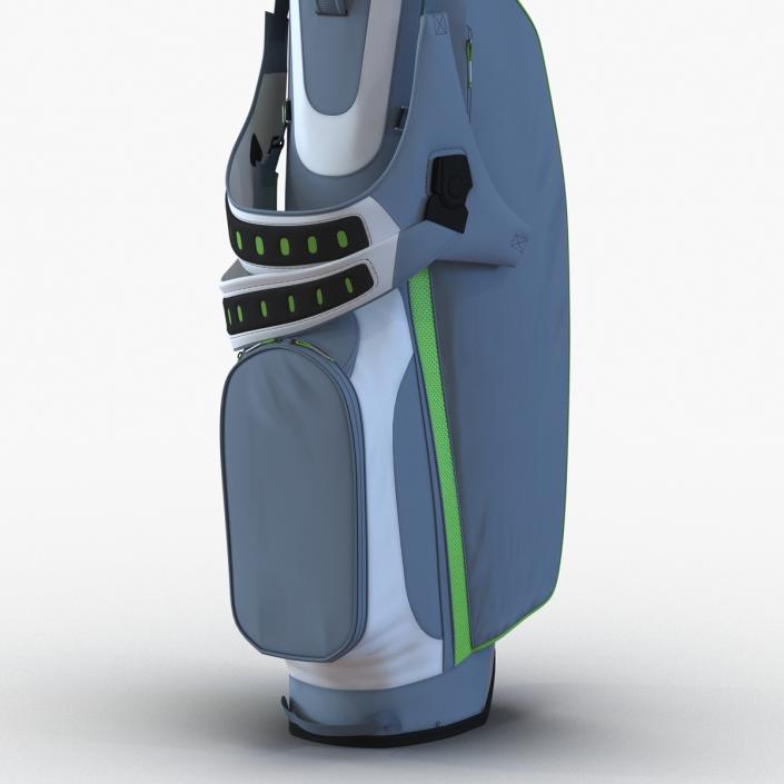 Golf Bag Nike with Clubs 3D model