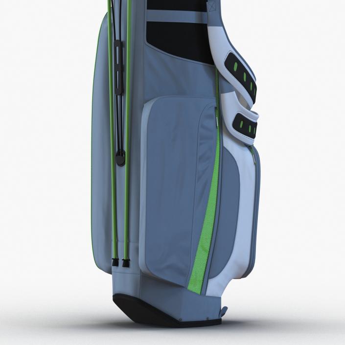 Golf Bag Nike with Clubs 3D model