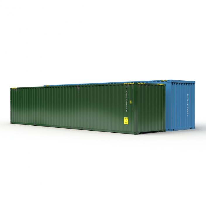 3D Containers Collection 3 model