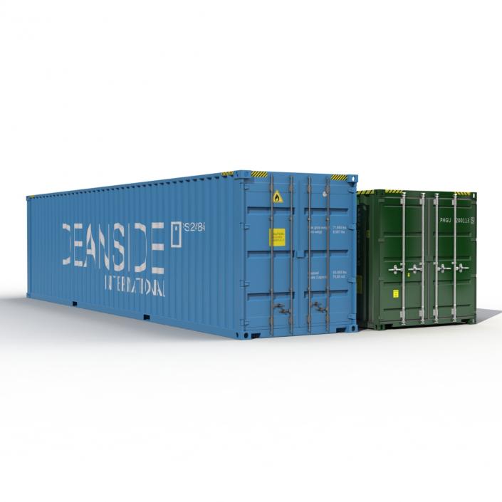 3D Containers Collection 3 model