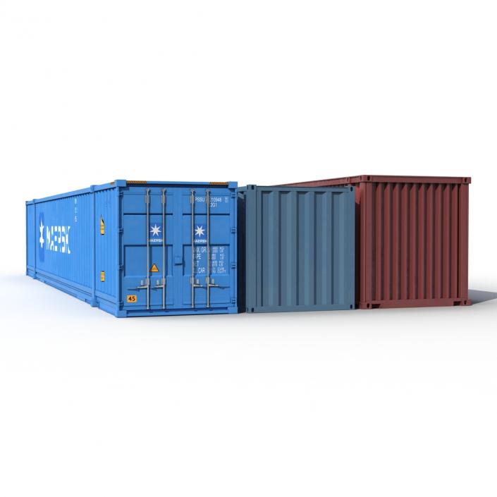 3D Containers Collection 3 model