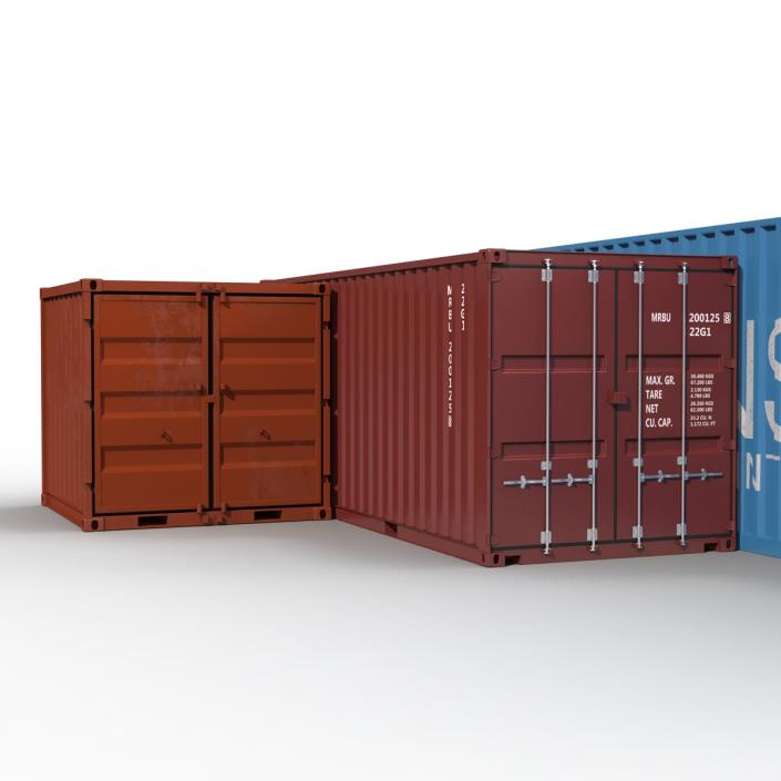 3D Containers Collection 3 model