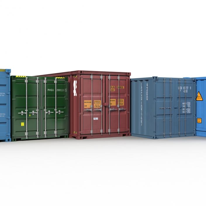 3D Containers Collection 3 model