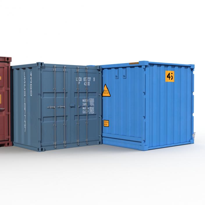 3D Containers Collection 3 model