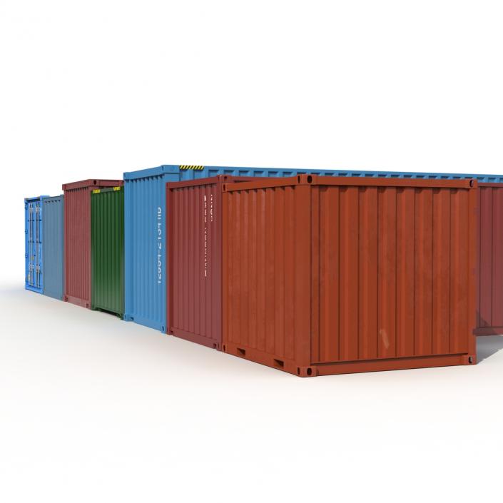 3D Containers Collection 3 model