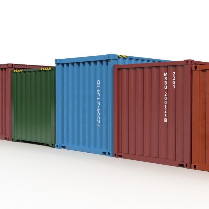 3D Containers Collection 3 model