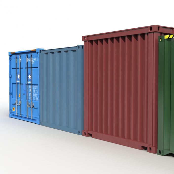 3D Containers Collection 3 model