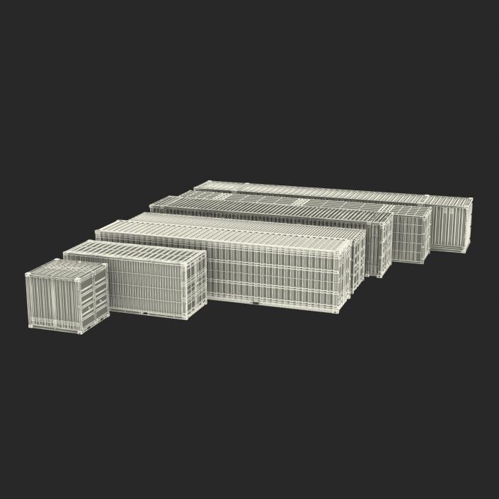 3D Containers Collection 3 model