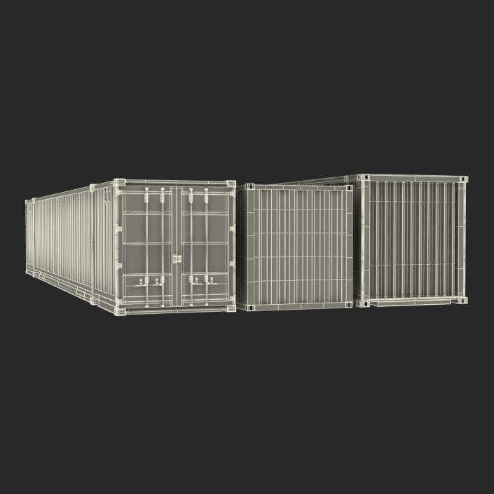 3D Containers Collection 3 model