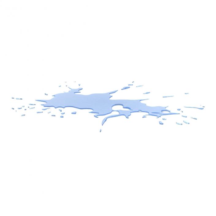 Spilled Liquid 3D model