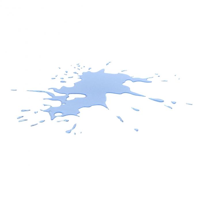 Spilled Liquid 3D model