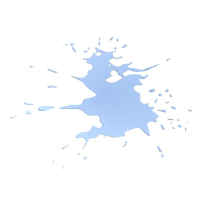 Spilled Liquid 3D model