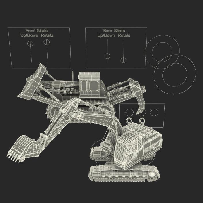 3D Construction Vehicles Rigged Collection 2