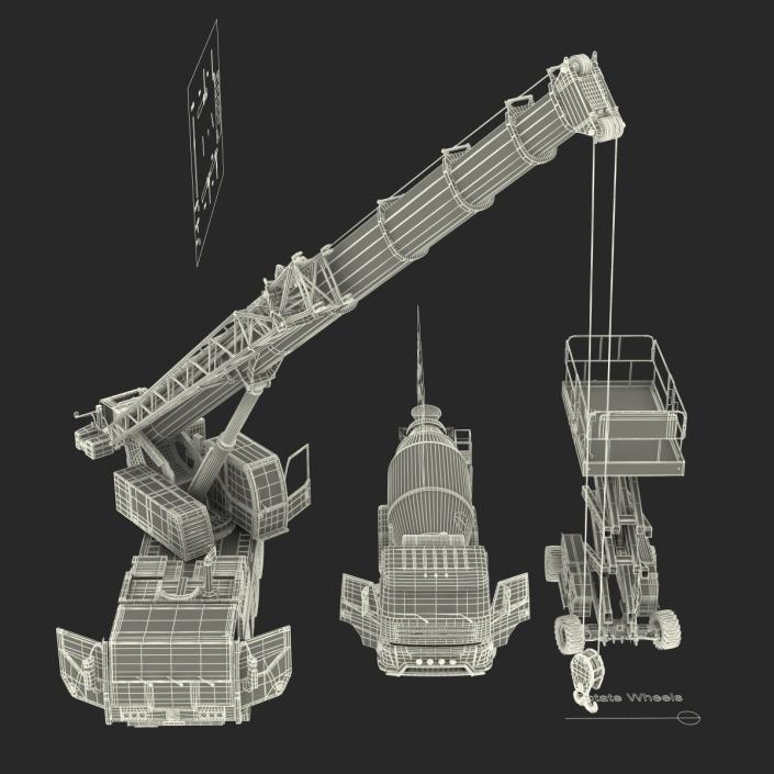 3D Construction Vehicles Rigged Collection 2