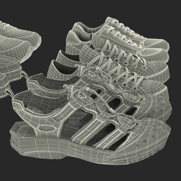 3D Sneakers 3D Models Collection 4