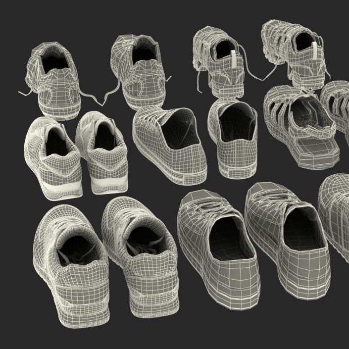 3D Sneakers 3D Models Collection 4