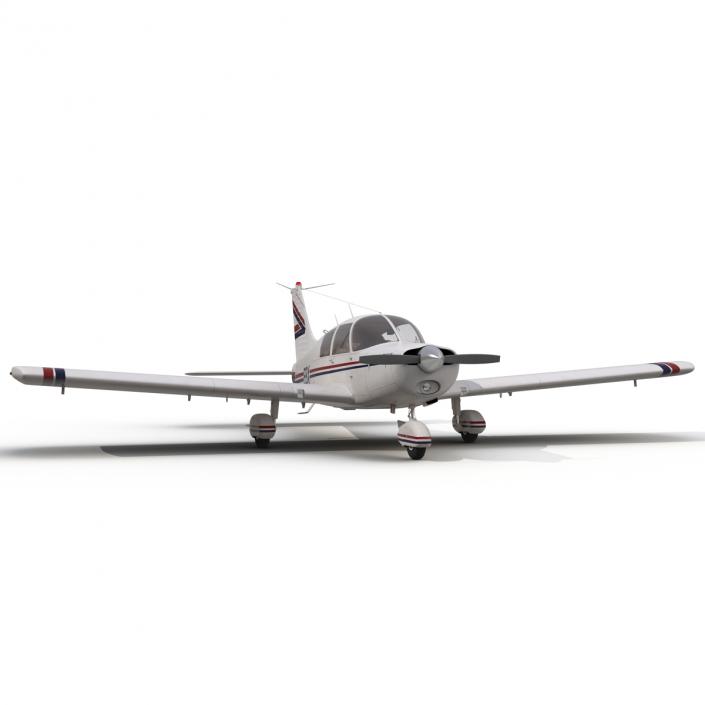 3D model Light Aircraft Piper PA-28 Cherokee