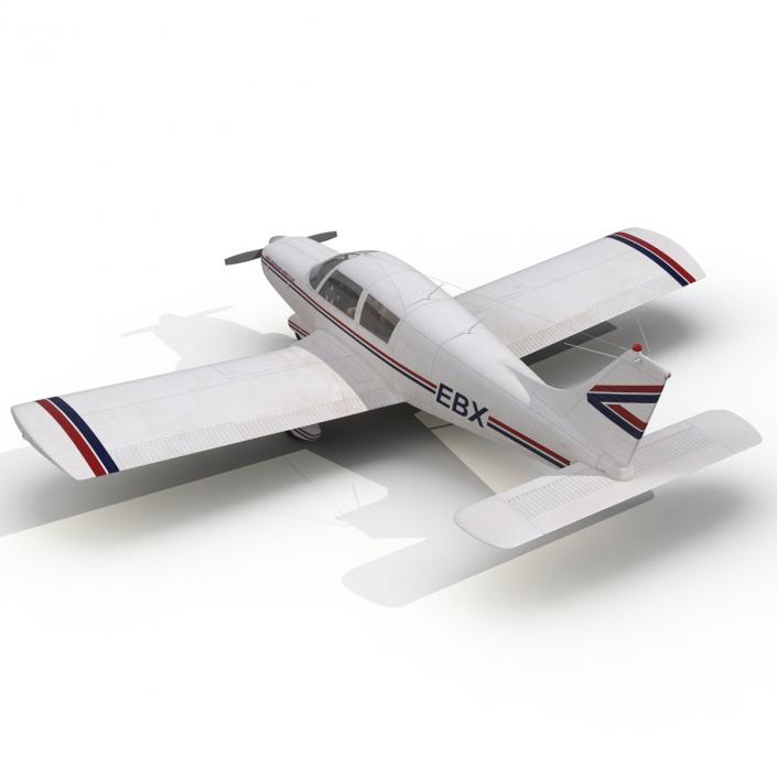 3D model Light Aircraft Piper PA-28 Cherokee