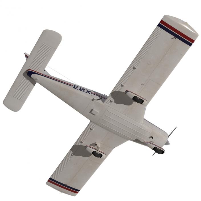 3D model Light Aircraft Piper PA-28 Cherokee