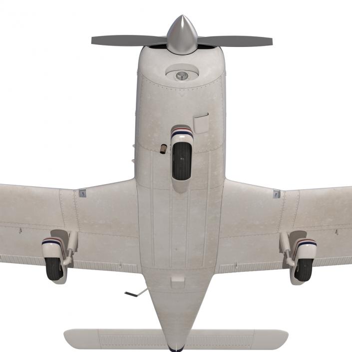 3D model Light Aircraft Piper PA-28 Cherokee