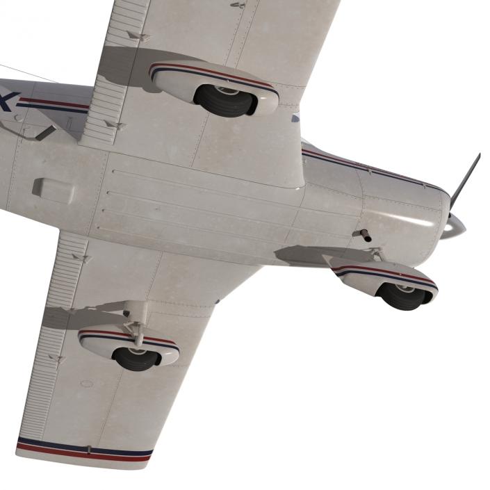 3D model Light Aircraft Piper PA-28 Cherokee