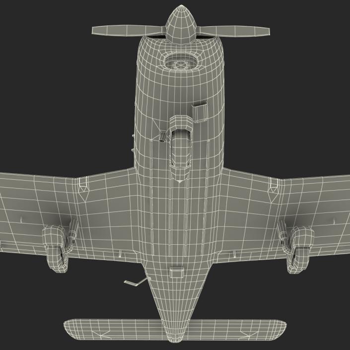 3D model Light Aircraft Piper PA-28 Cherokee