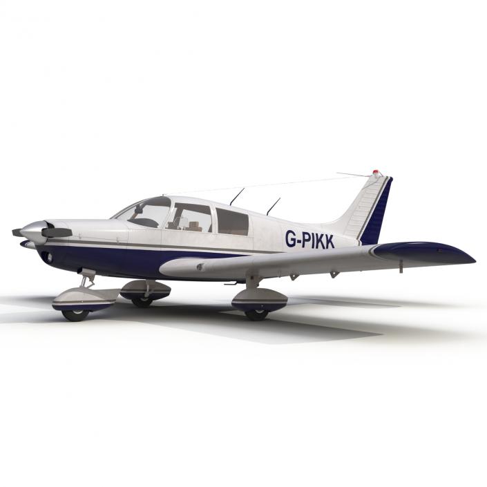 Light Aircraft Piper PA-28 Cherokee 2 3D