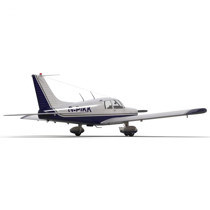 Light Aircraft Piper PA-28 Cherokee 2 3D