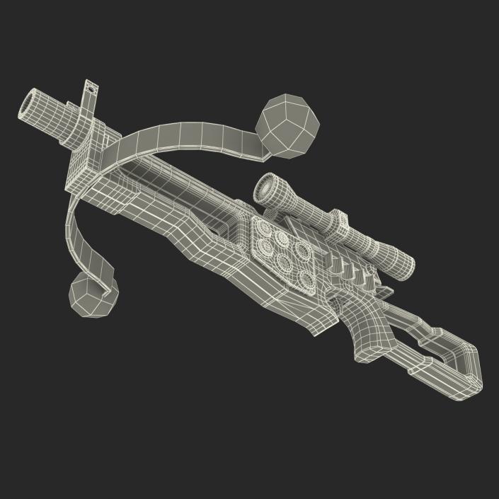 3D model Star Wars Chewbaccas Bowcaster